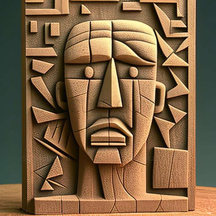 3D model Paul Klee (STL)